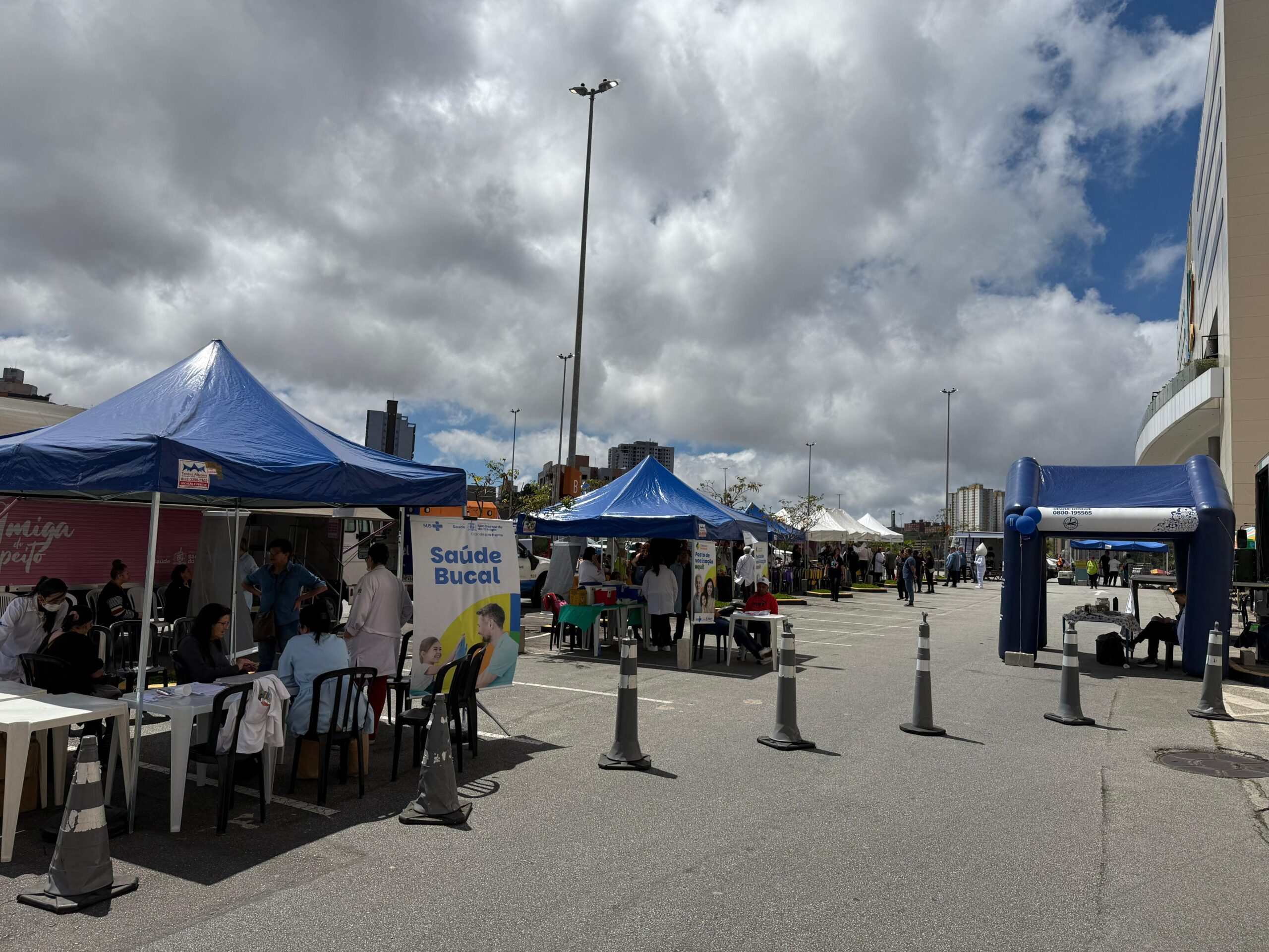SÃO BERNARDO REALIZA EDIÇÃO ESPECIAL DA CARAVANA DA SAÚDE NO PLAZA SHOPPING