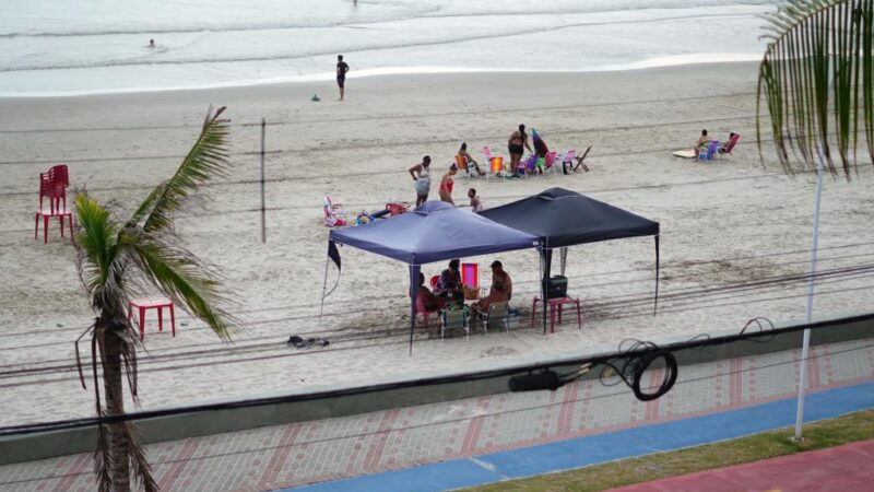 MONGAGUÁ: BOMBEIROS MARÍTIMOS RESGATAM BANHISTAS EM DUAS OCORRÊNCIAS