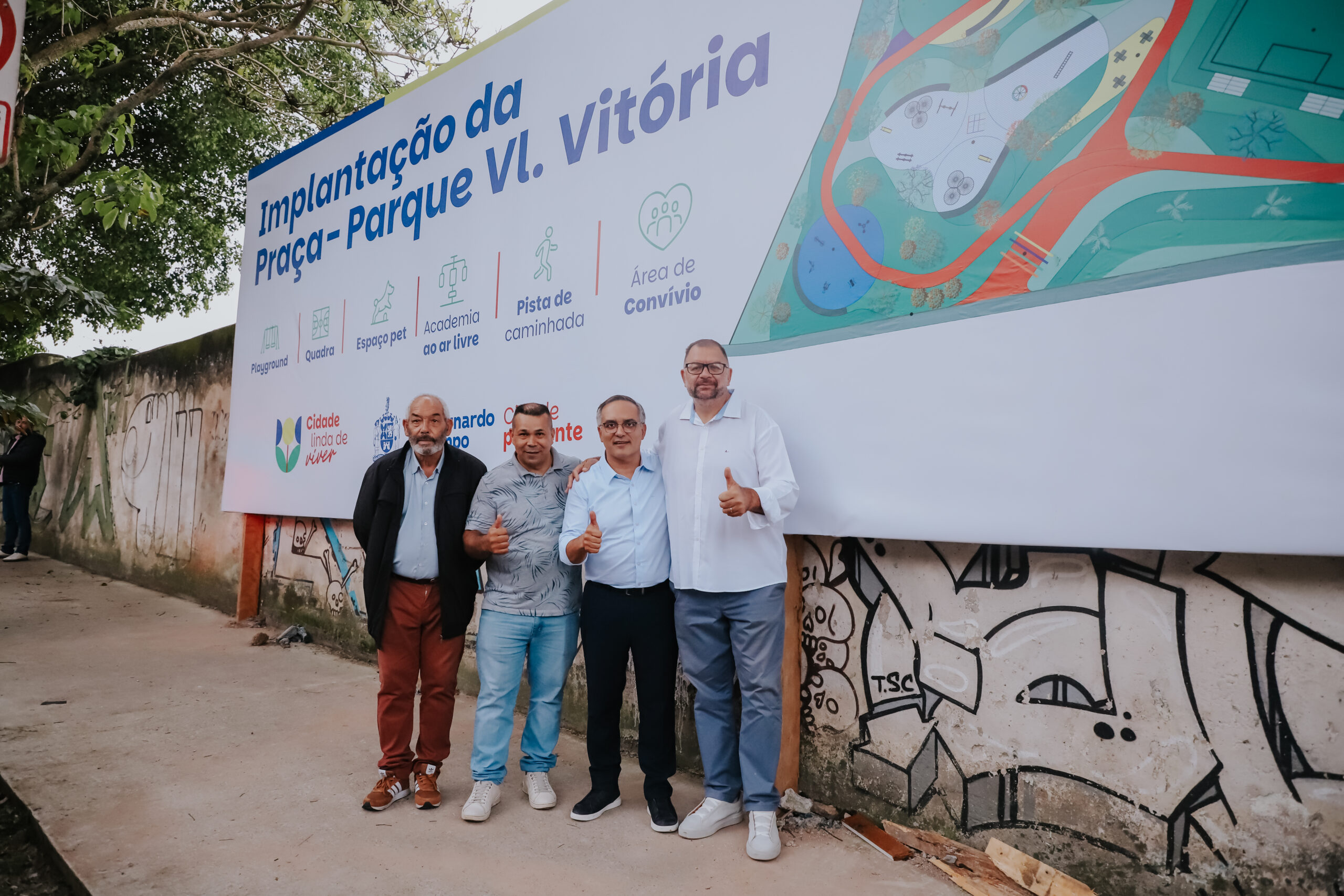 VILA VITÓRIA GANHA NOVA PRAÇA-PARQUE COM ÁREA DE 6,8 MIL METROS QUADRADOS EM SÃO BERNARDO