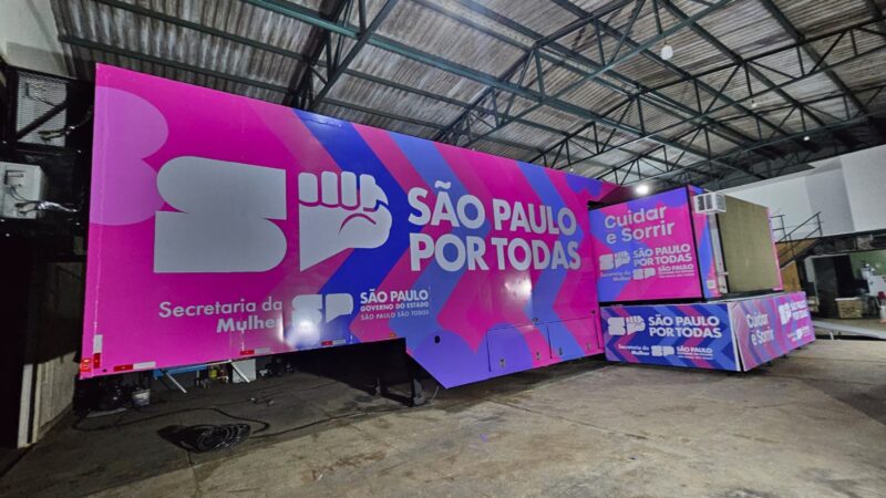 SAÚDE BUCAL PARA MULHERES: CARRETA DA ODONTOLOGIA CUIDAR E SORRIR É INAUGURADA EM SP