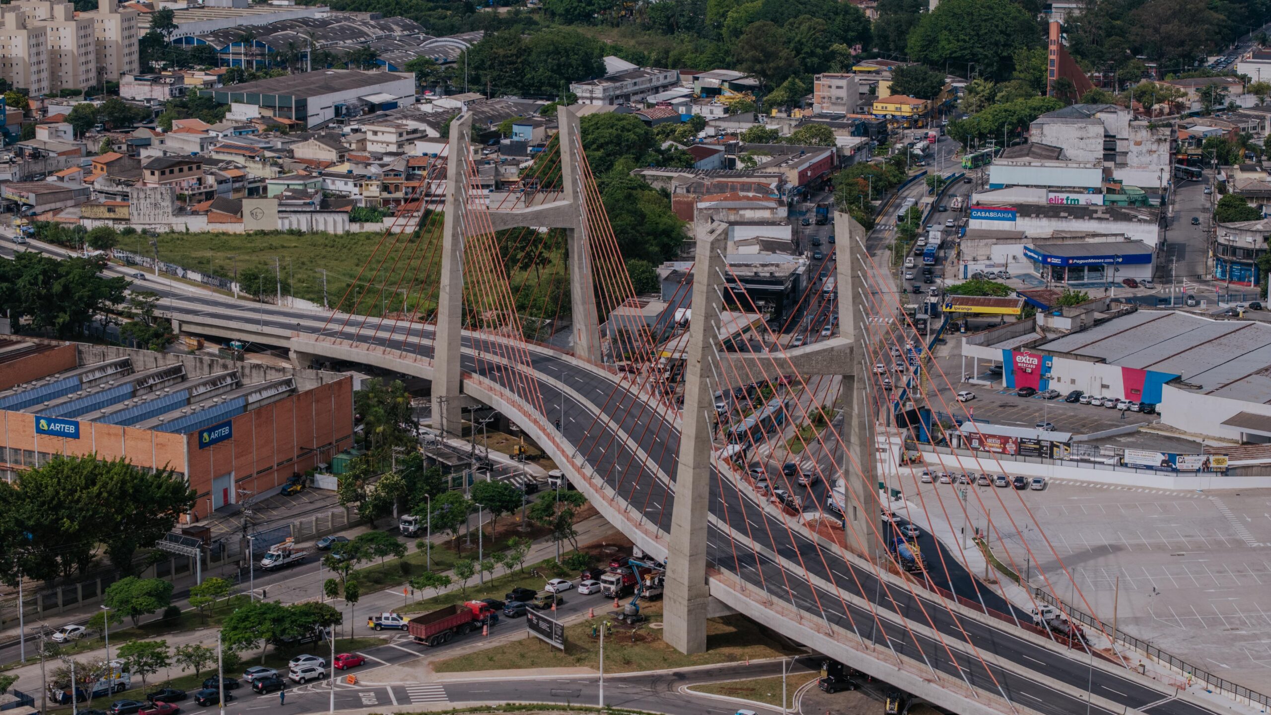 NOVA PONTE ESTAIADA DE SÃO BERNARDO SERÁ INAUGURADA NESTE SÁBADO APÓS AVANÇO RECORDE EM 2025