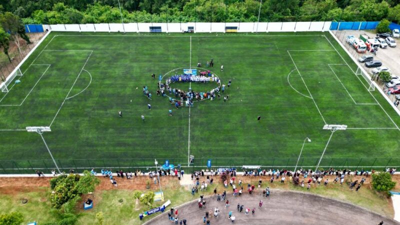 PREFEITURA DE GUARULHOS ENTREGA REVITALIZAÇÃO DA ARENA PONTE GRANDE COM GRAMADO PROFISSIONAL