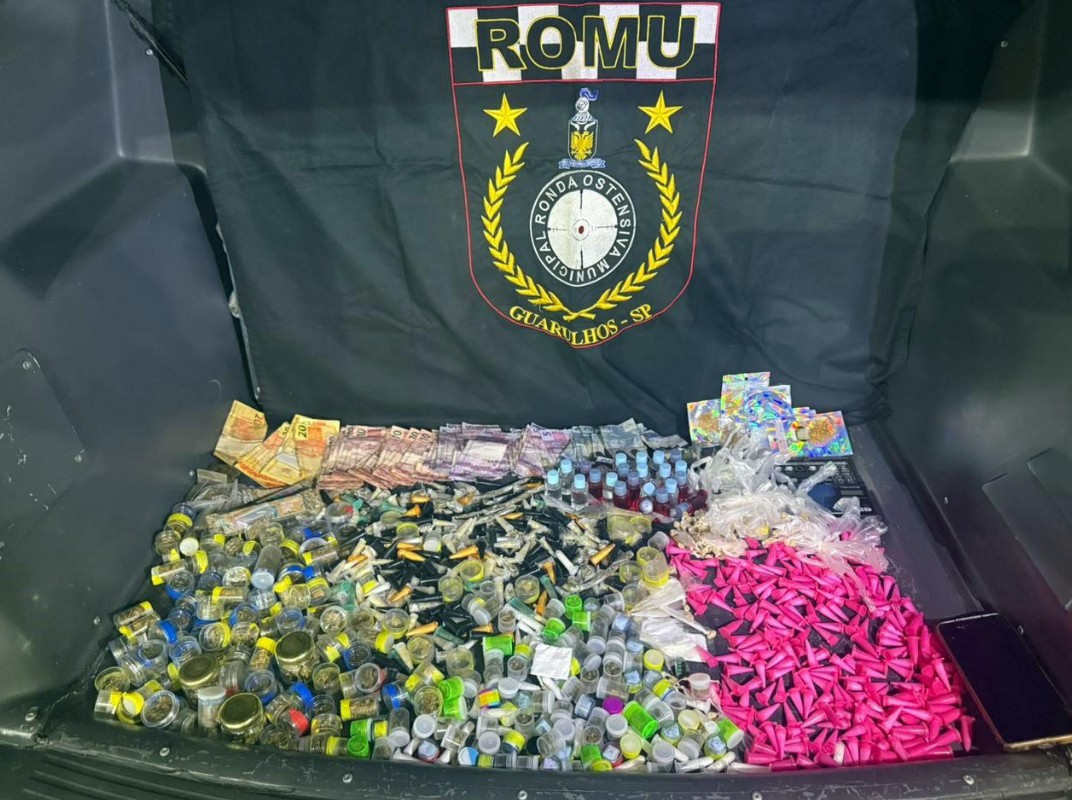 GCM DE GUARULHOS REALIZA PRISÕES E APREENDE DROGAS EM OFENSIVA NO INÍCIO DE 2026