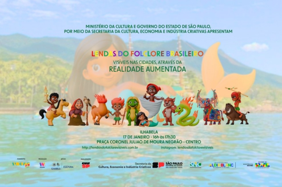 ILHABELA INTEGRA TECNOLOGIA E MEMÓRIA COM PROJETO DE FOLCLORE EM REALIDADE AUMENTADA