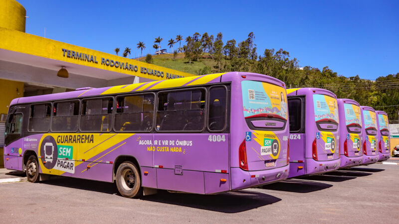 GUARAREMA SEM PAGAR COMPLETA UM ANO COM RECORDE DE PASSAGEIROS E FROTA AMPLIADA