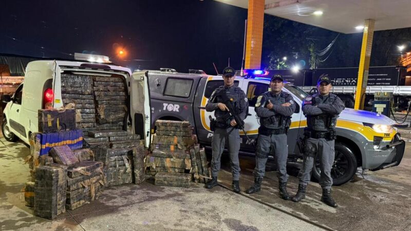 POLÍCIA MILITAR RODOVIÁRIA APREENDE QUASE UMA TONELADA DE MACONHA NA RAPOSO TAVARES