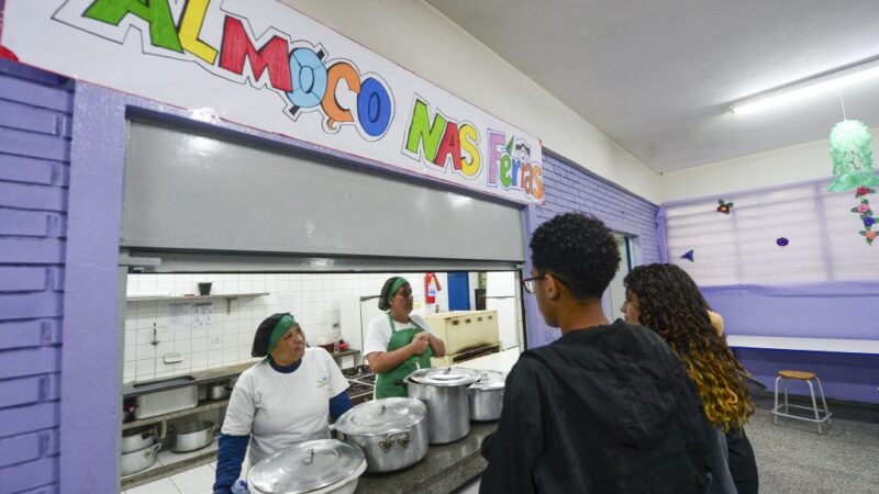 ESCOLAS ESTADUAIS DE SÃO PAULO ABREM EM JANEIRO PARA O PROGRAMA ALMOÇO NAS FÉRIAS