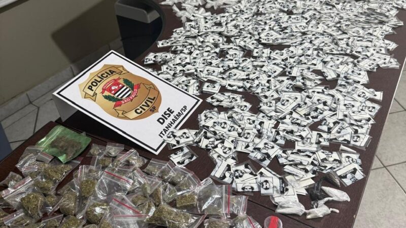 POLÍCIA CIVIL PRENDE “GERENTE” DO TRÁFICO QUE ASSUMIU LUGAR DO IRMÃO EM ITANHAÉM