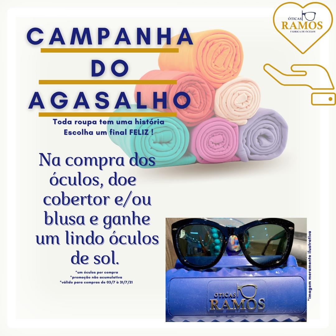 ÓTICAS RAMOS LANÇA CAMPANHA DO AGASALHO 2021