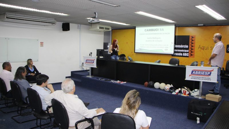 CONSÓRCIO ABC RECEBE ENCONTRO DA ASSOCIAÇÃO BRASILEIRA DA INDÚSTRIA DO ESPORTE