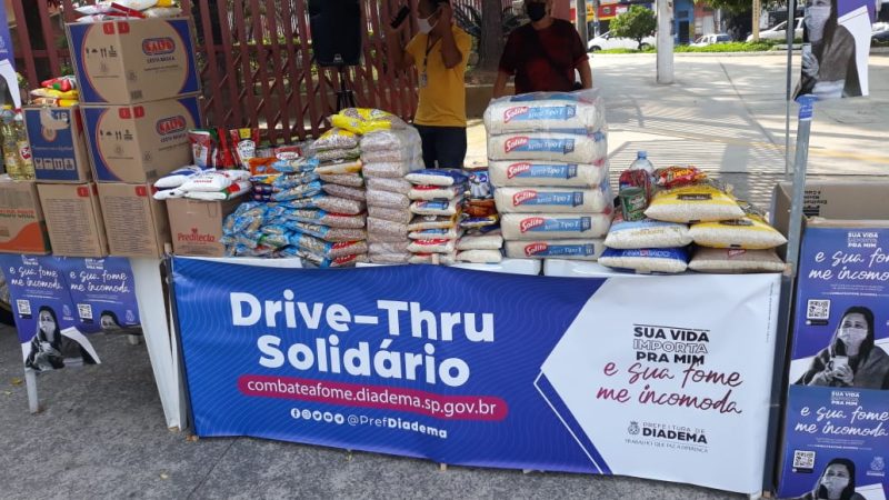 DRIVE THRU SOLIDÁRIO ACONTECE EM DIADEMA NESTE SÁBADO