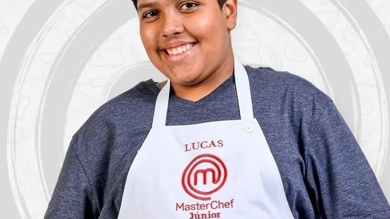 LUCAS BASTOS, DE RIBEIRÃO PIRES, ESTÁ NA FINAL DO MASTERCHEF JUNIOR