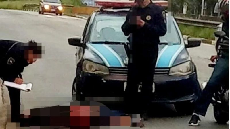 EM DIADEMA, ADOLESCENTE BATE EM CAÇAMBA APÓS ROUBO DE MOTO E FICA GRAVEMENTE FERIDO