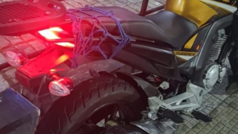 HOMEM É PRESO E MOTOCICLETA ROUBADA É RECUPERADA PELA POLÍCIA MILITAR EM DIADEMA