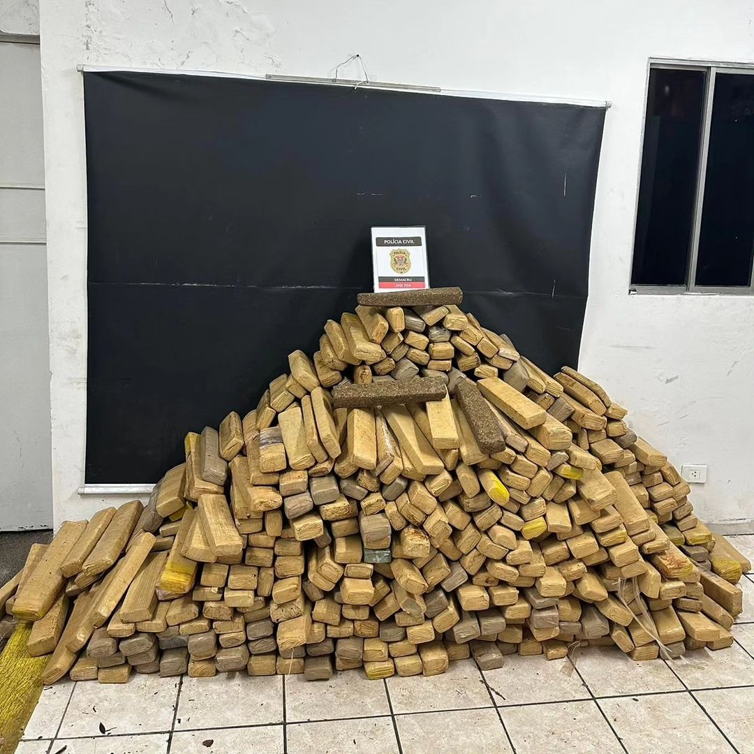 EM DIADEMA, POLÍCIA CIVIL APREENDE MAIS DE MEIA TONELADA DE MACONHA ESCONDIDA EM CARGA DE FRANGOS