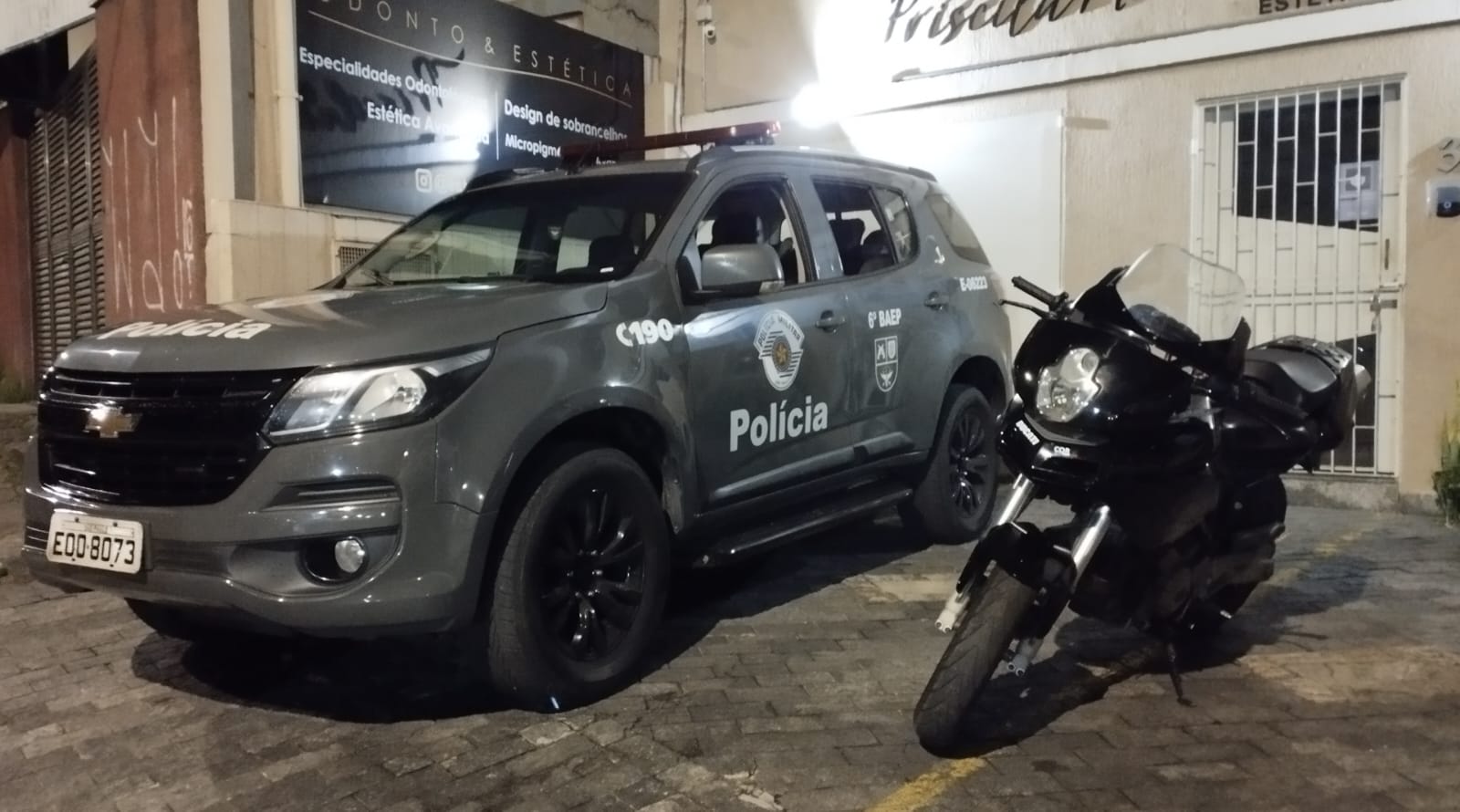 6º BAEP PRENDE INDIVÍDUO COM MOTOCICLETA DE ALTA CILINDRADA ROUBADA EM MAUÁ