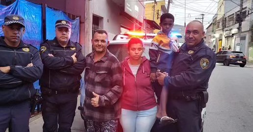 GCM DE DIADEMA LOCALIZA CRIANÇA PERDIDA