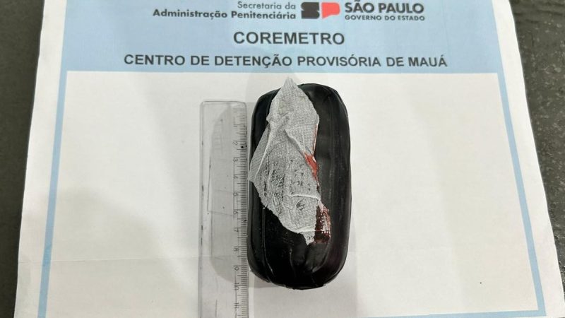 MULHER TENTA ENTRAR EM CDP DE MAUÁ COM ILÍCITO INTRODUZIDO EM GENITÁLIA