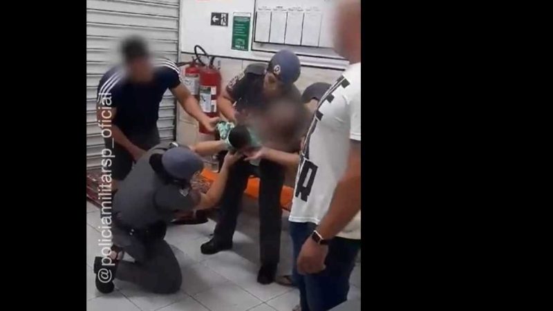 POLÍCIA MILITAR SALVA RECÉM-NASCIDO ENGASGADO EM SANTO ANDRÉ