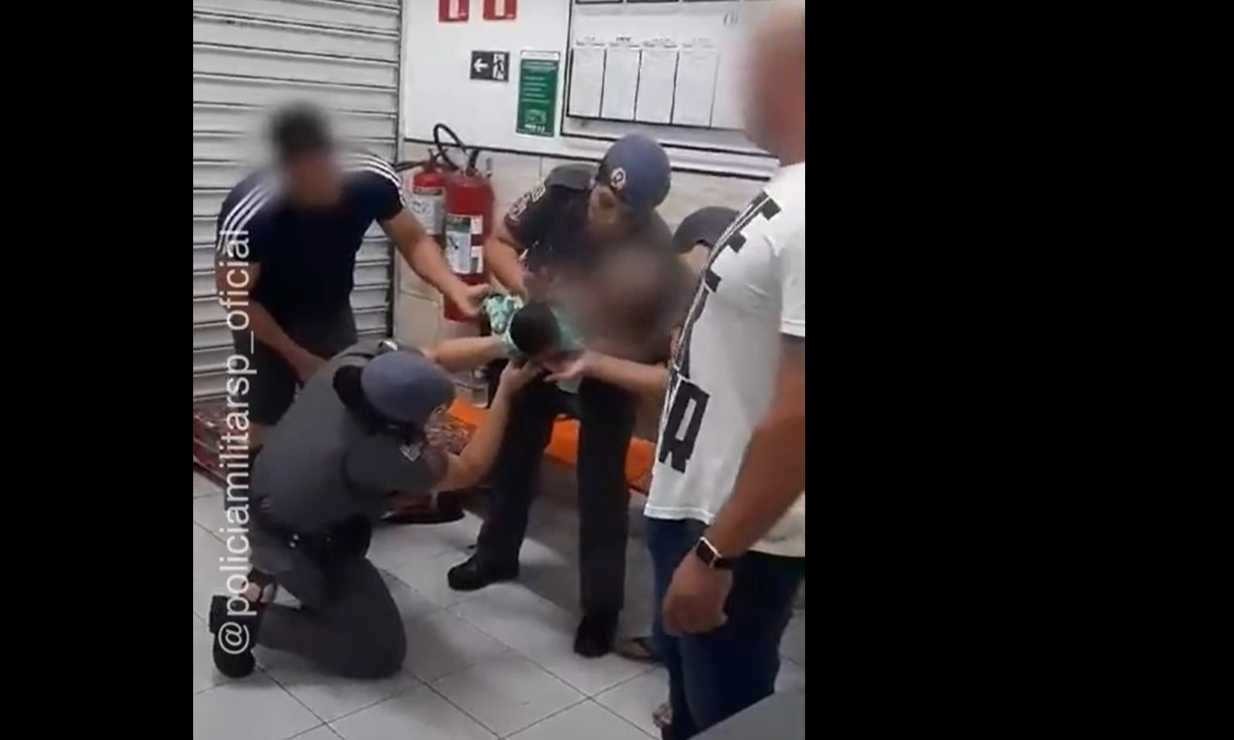 POLÍCIA MILITAR SALVA RECÉM-NASCIDO ENGASGADO EM SANTO ANDRÉ