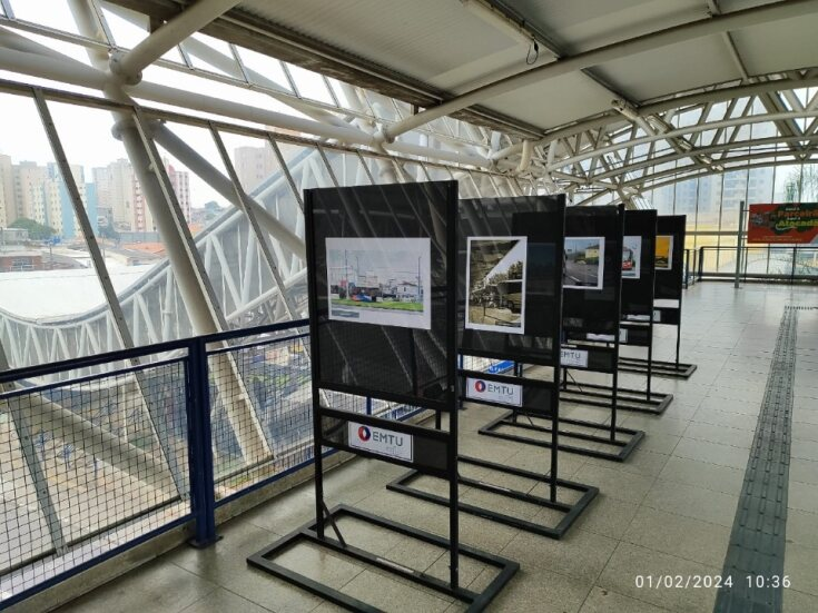 EXPOSIÇÃO FOTOGRÁFICA OLHAR METROPOLITANO DA EMTU CHEGA AO TERMINAL DIADEMA NA SEGUNDA-FEIRA (26)