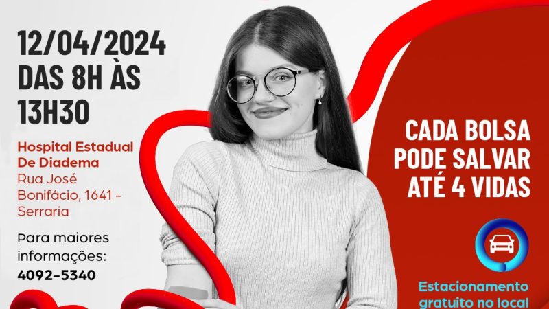FUNDO SOCIAL DE DIADEMA E ESTUDANTES DA UNIFESP FAZEM CAMPANHA DE DOAÇÃO DE SANGUE