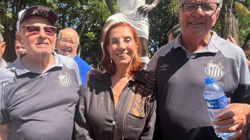 HOMENAGEM A PELÉ: INAUGURAÇÃO DE OBRA DE MARILDA DIB E FABIANO LOPES EM SANTO ANDRÉ