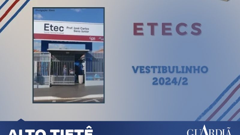 2º SEMESTRE: CIDADES DO ALTO TIETÊ OFERECEM 1.150 VAGAS PARA CURSOS GRATUITOS DA ETEC