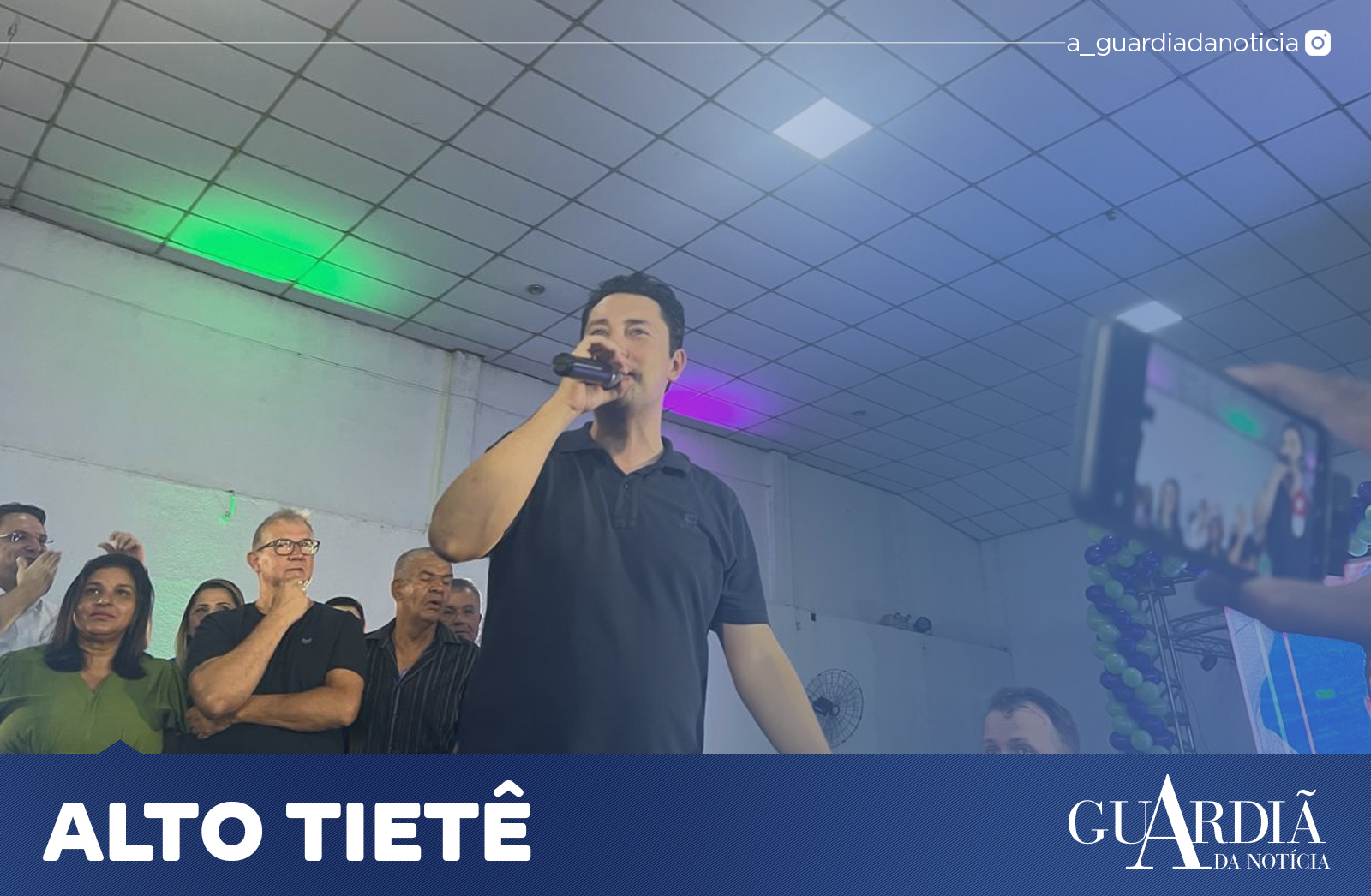 DEPUTADO GAMBALE SE NEGA A DAR ENTREVISTA E FAZ DISCURSO POUCO INSPIRADO EM POÁ