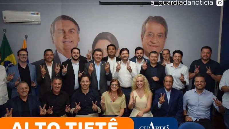 PRÉ-CANDIDATOS DO PL DO ALTO TIETÊ SE REÚNEM COM COSTA NETO