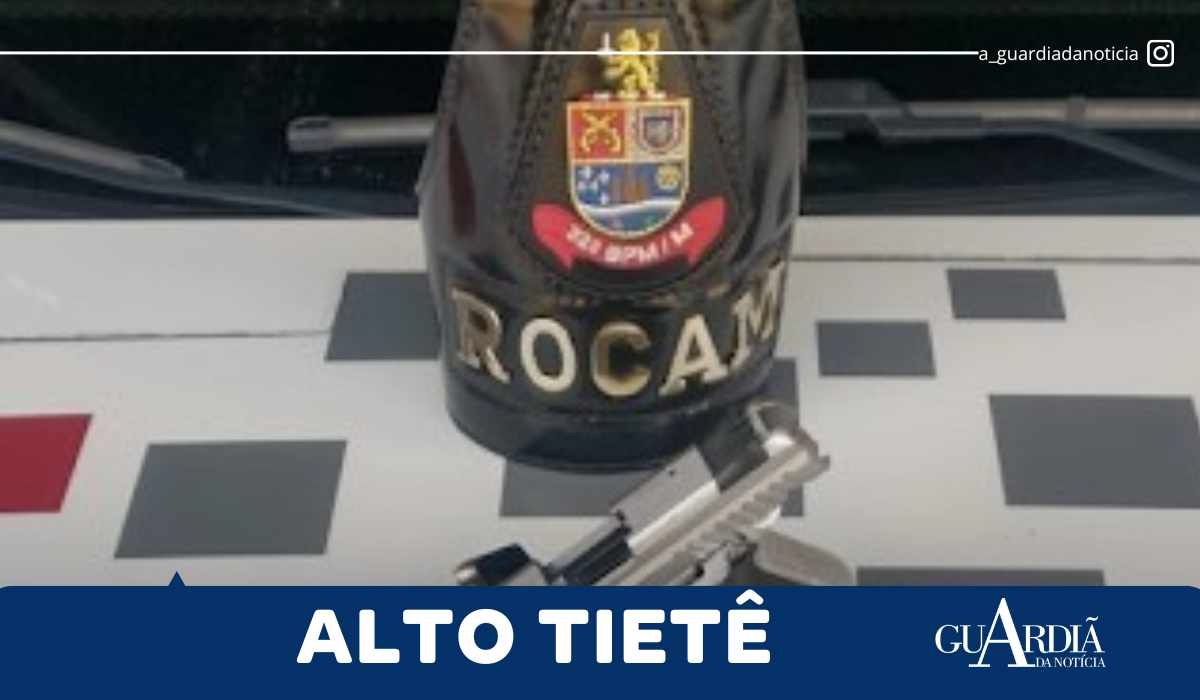 POÁ: POLÍCIA MILITAR PRENDE HOMEM ARMADO