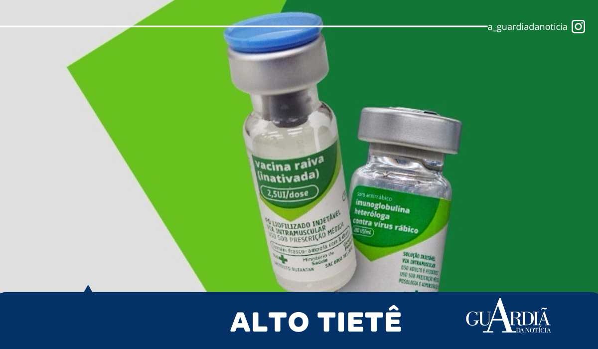 POÁ: VACINAÇÃO ANTIRRÁBICA PARA HUMANOS CONTINUA ATÉ O DIA 30