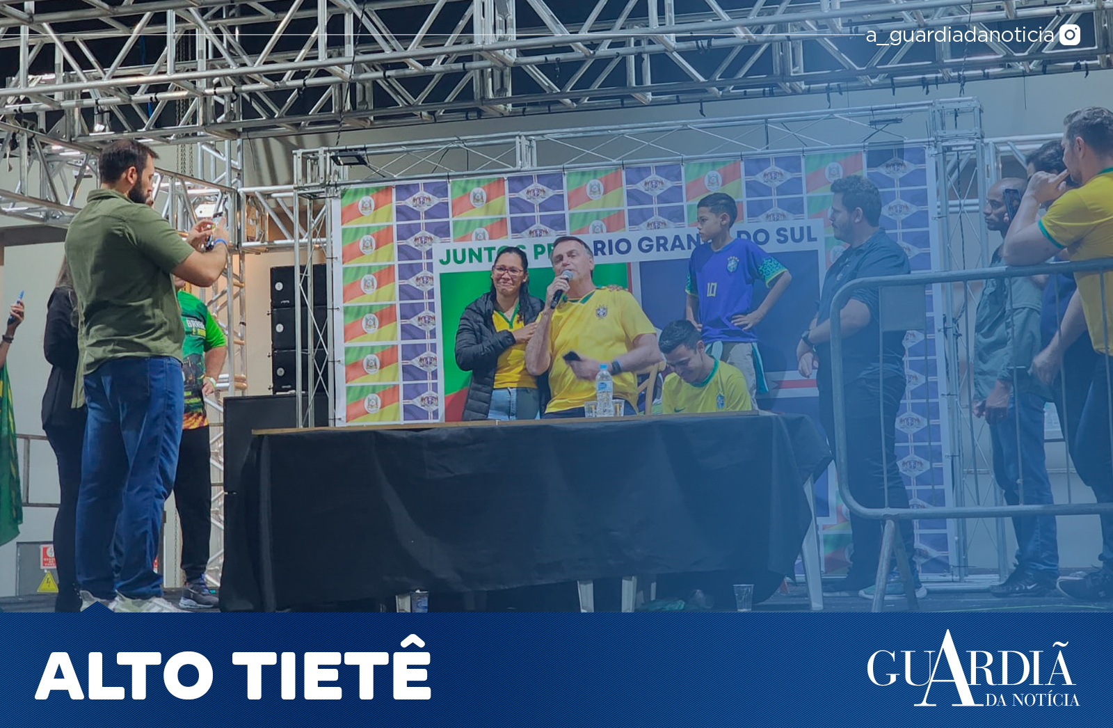 EM GUARULHOS, BOLSONARO ENCERRA CARAVANAS EM SÃO PAULO PARA ARRECADAR DOAÇÕES AO RS