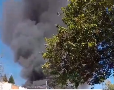 INCÊNDIO EM OFICINA EM SÃO CAETANO SEM VITIMA