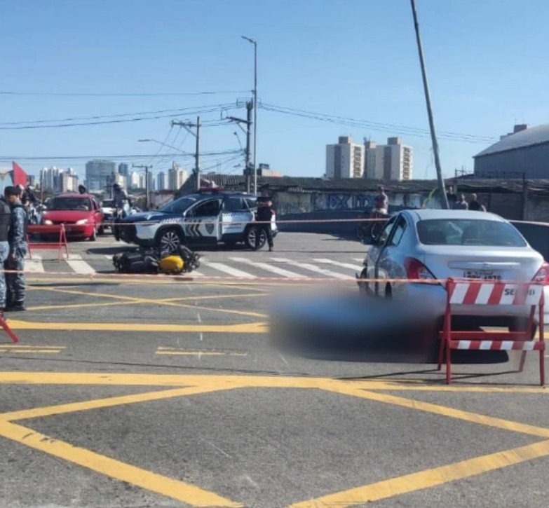 IDOSO DE 75 ANOS PERDE A VIDA EM ACIDENTE ENTRE MOTO E CARRO EM SÃO CAETANO