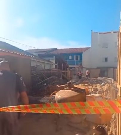 MURO DE CONSTRUÇÃO DESABA E HOMEM PERDE A VIDA EM SANTO ANDRÉ