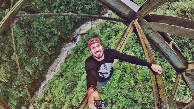 FOTO EM TRILHA PROIBIDA DE SANTO ANDRÉ ENTRA EM LISTA MUNDIAL DE SELFIES PERIGOSAS