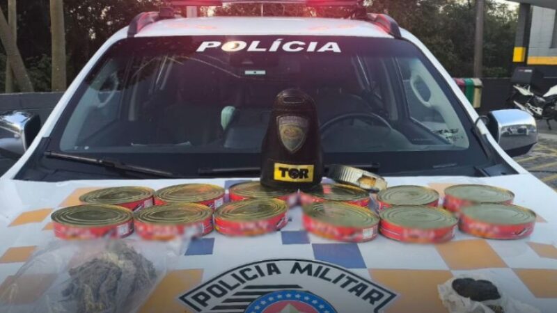 POLÍCIA APREENDE COCAÍNA EM LATAS DE SARDINHA NA RODOVIA EM GUARULHOS