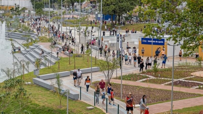SÃO CAETANO GANHA NOVO POLO DE LAZER COM INAUGURAÇÃO DE PARQUE LINEAR E ENTREGA DE REVITALIZAÇÃO DA CIDADE DAS CRIANÇAS