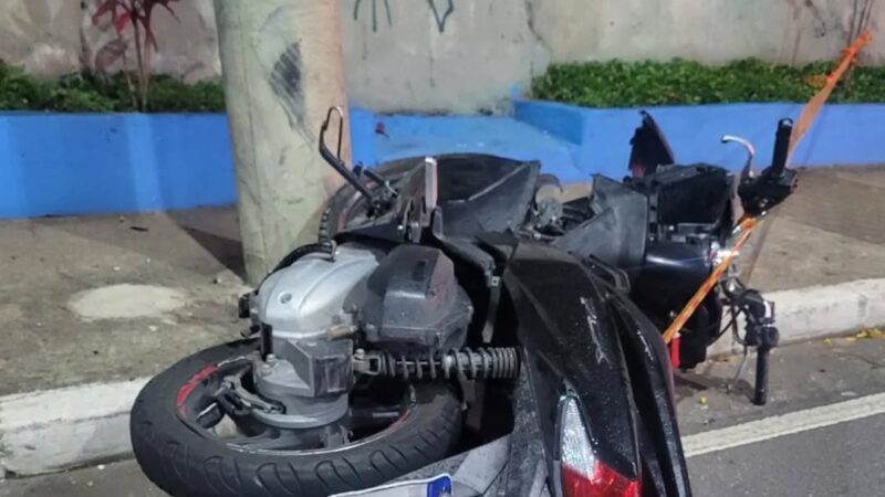 MOTOCICLISTA PERDE A VIDA NA AVENIDA GUIDO ALIBERTI, EM SÃO CAETANO