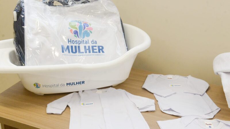 1.500 KITS MATERNIDADE COMEÇAM A SER ENTREGUES NO HOSPITAL DA MULHER