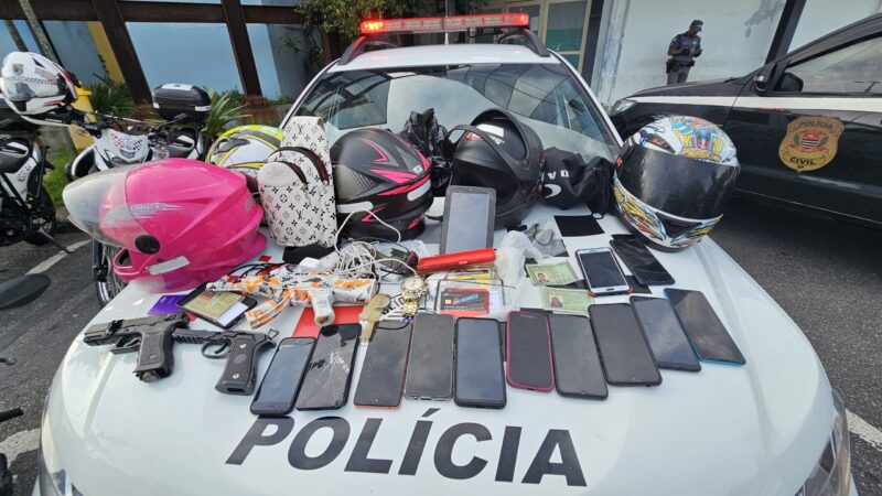SANTO ANDRÉ: PM DESMANTELA TRIO ESPECIALIZADO EM ROUBO E ENCONTRA DEPÓSITO DE ITENS FURTADOS