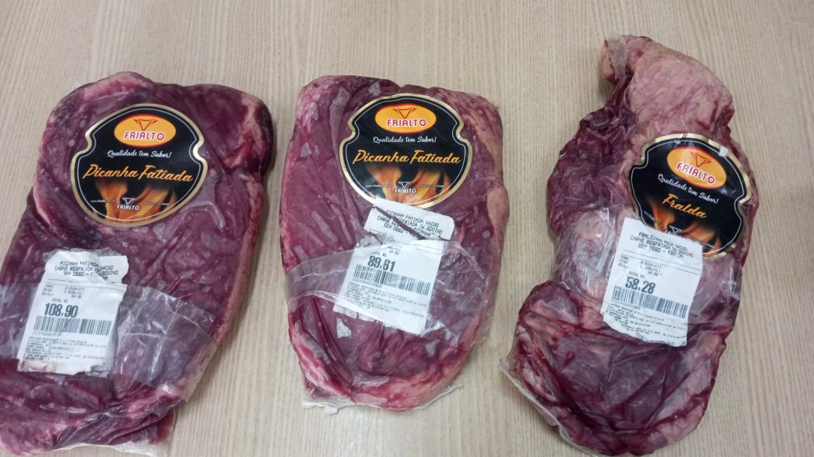 GCM DE RIBEIRÃO PIRES PRENDE SUSPEITO DE FURTAR PEÇAS DE PICANHA DE SUPERMERCADO