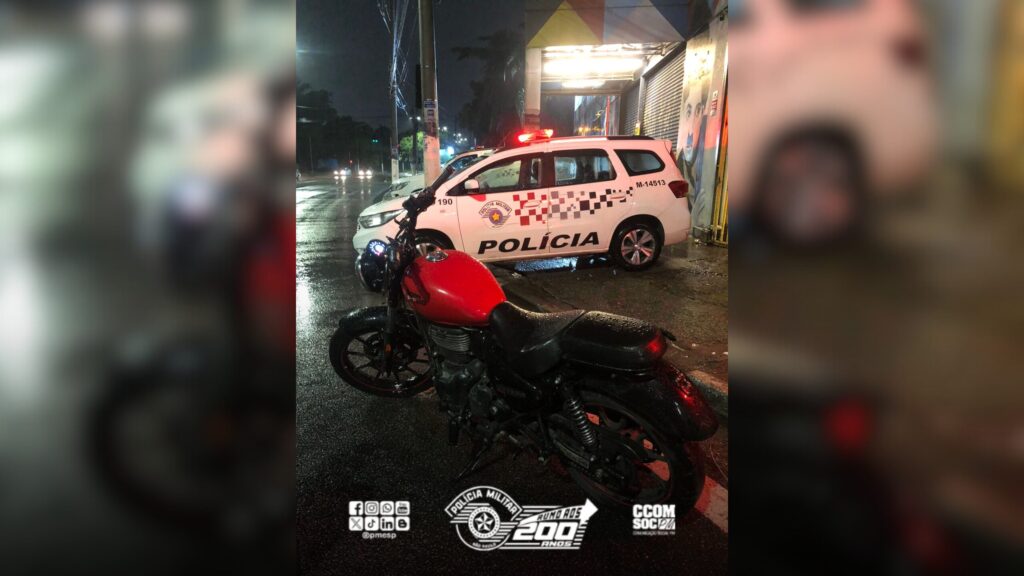 ADOLESCENTES SÃO APREENDIDOS COM MOTO FURTADA EM OSASCO