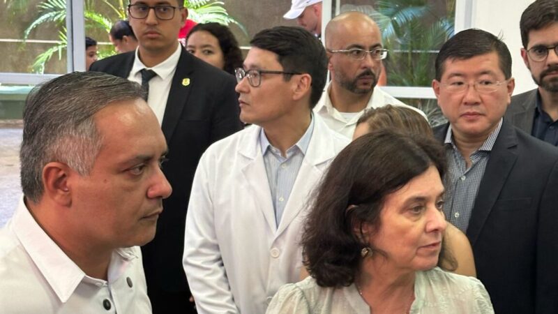 MINISTRA DA SAÚDE CHEGA AO HOSPITAL DE CLÍNICAS EM SÃO BERNARDO
