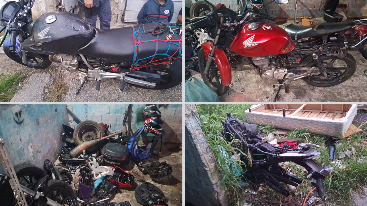 PM localiza desmanche de veículos roubados e furtados e prende cinco criminosos na zona sul de SP