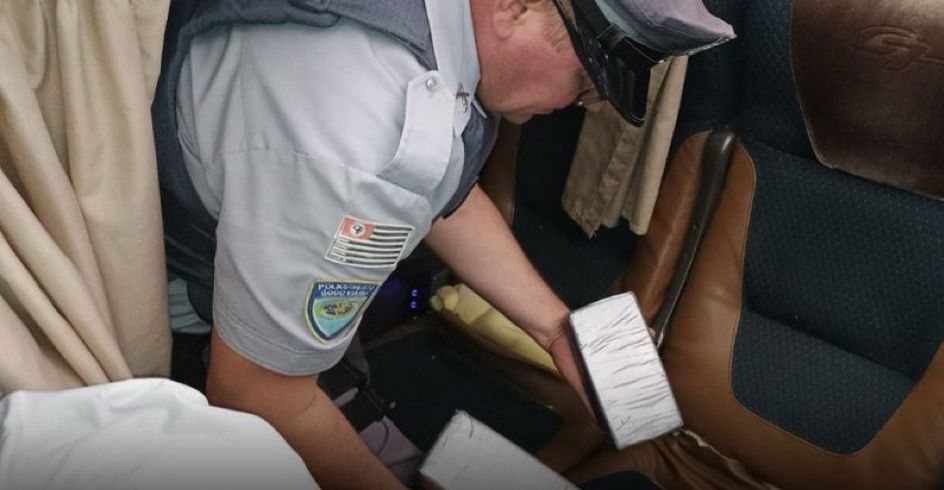 54 KG DE PASTA BASE DE COCAÍNA SÃO APREENDIDOS EM ÔNIBUS INTERESTADUAL