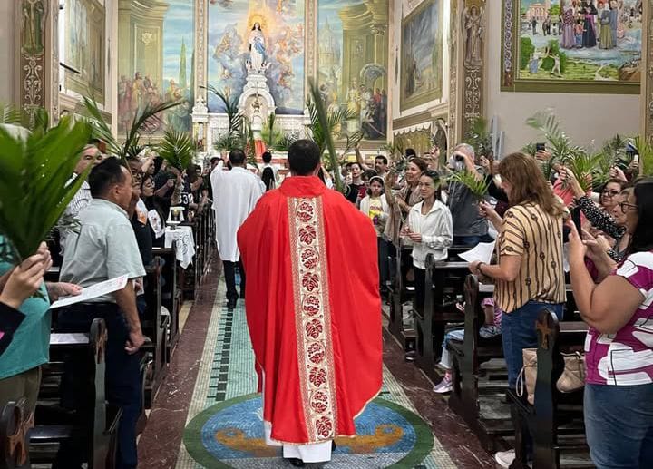 DOMINGO DE RAMOS LOTA IGREJA MATRIZ EM SÃO BERNARDO