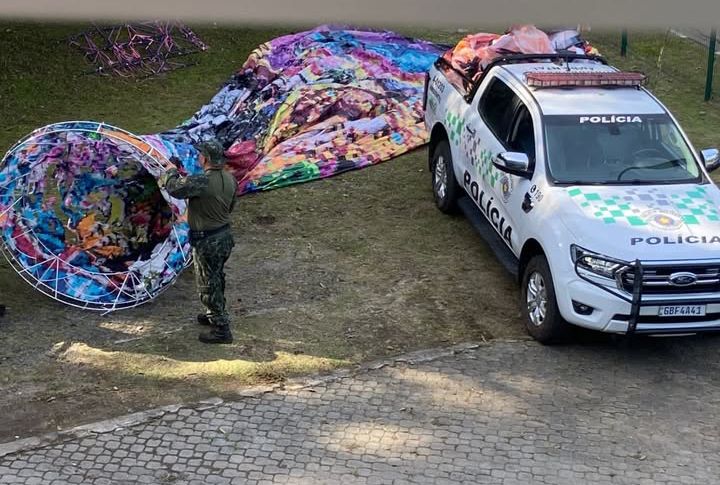 QUATRO PESSOAS SÃO MULTADAS EM R$ 40 MIL POR SOLTURA DE BALÃO EM SANTO ANDRÉ