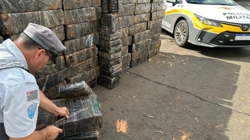 OPERAÇÃO CONJUNTA APREENDE MAIS DE 2 TONELADAS DE MACONHA EM CAMINHÃO NO INTERIOR DE SP